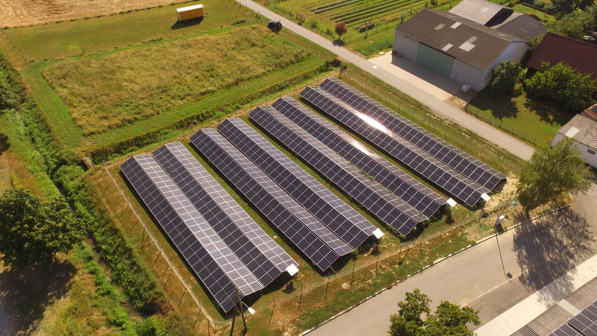 Photovoltaikanlage der Energiegemeinschaft Energy4U in Eibesthal
